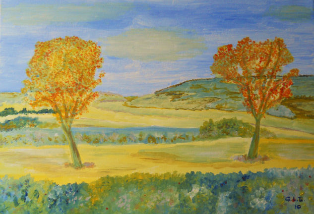 VALLE DESDE LA ERMITA - VALDECAÑAS Oil Canvas Landscaping