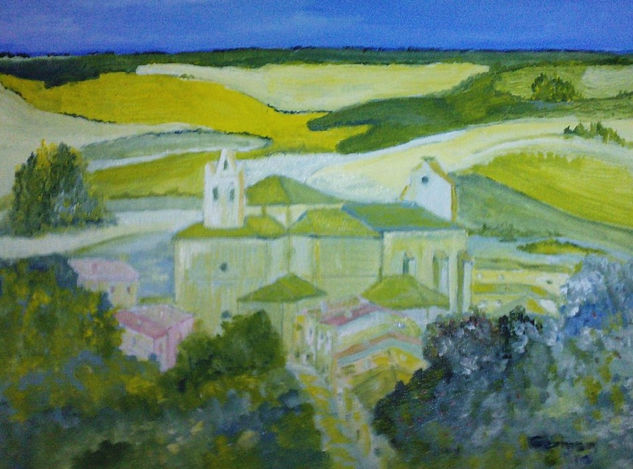 ERMITA DE LA VIRGEN DE REVILLA Oil Canvas Landscaping