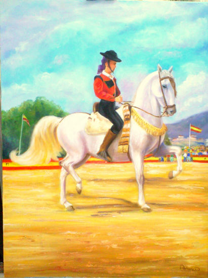 bandolero y nobleza Oil Canvas Figure Painting