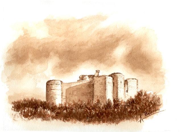 Castillo de CIfuentes (Guadalajara) Watercolour Paper Landscaping