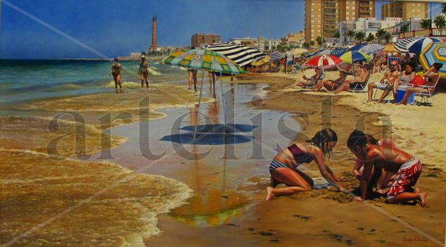 Subiendo la marea Oil Canvas Landscaping