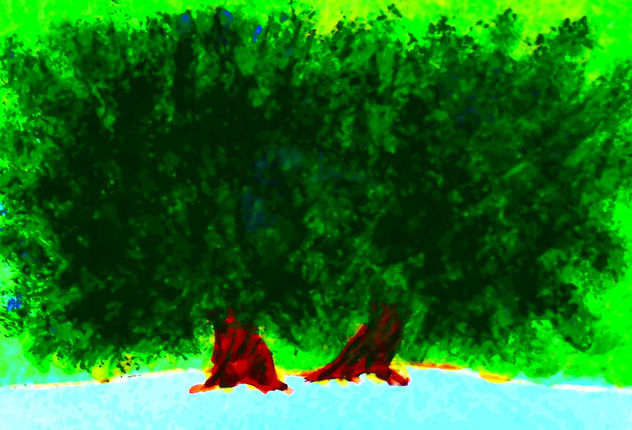 COMPOSICION VLAS.OLIVO MUY VERDE.