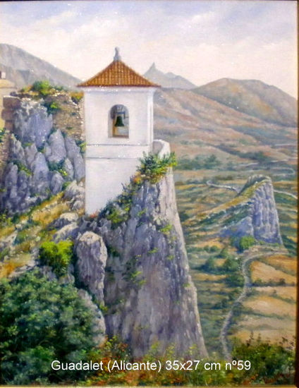Guadalest 27x35 cm 59 Oil Canvas Landscaping