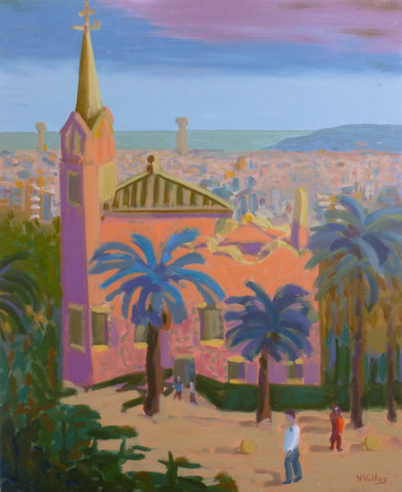 Parque Güell Oil Canvas Others