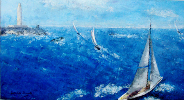 Trafalgar Acrylic Canvas Marine Painting