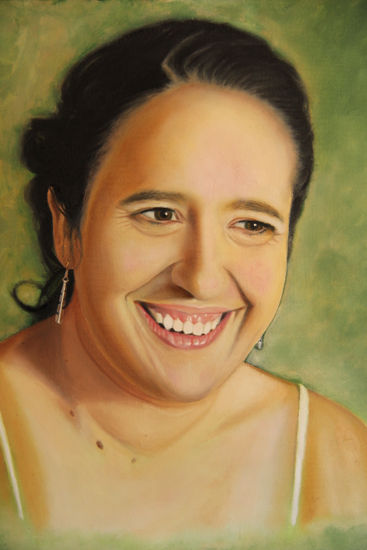 Mayte Óleo Lienzo Retrato