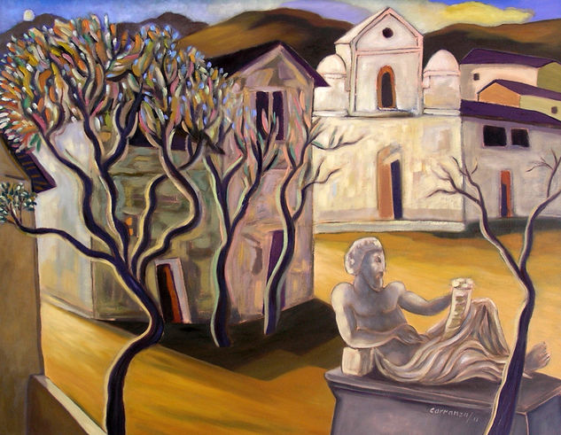 Escultura 6 Oil Canvas Landscaping