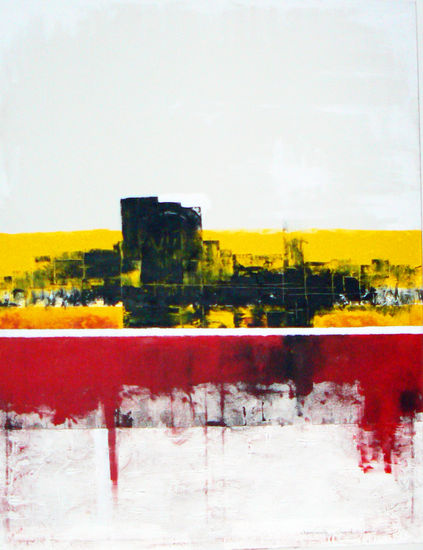 Blod sky line 2011 Acrylic Canvas Others