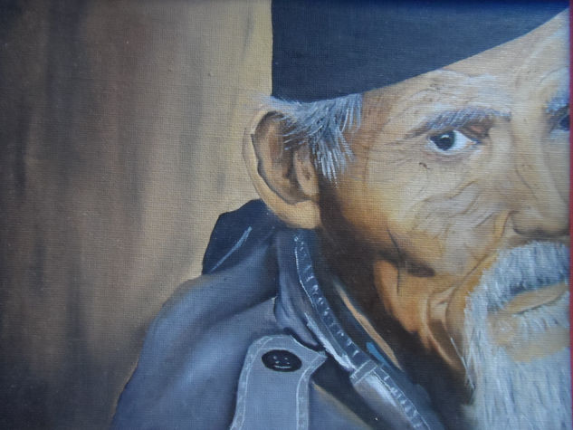 sabiduría Oil Canvas Portrait