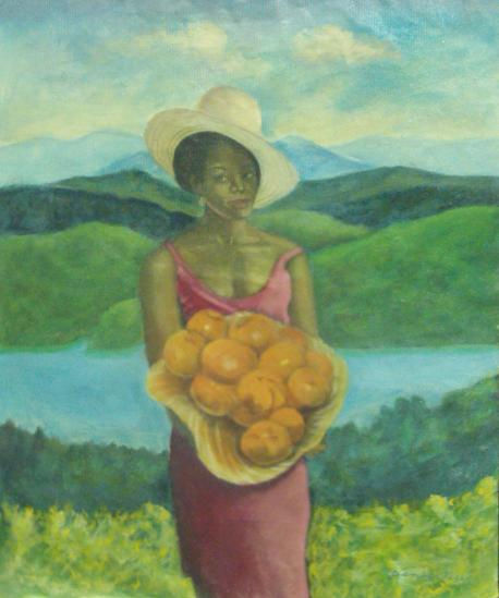 Morena 1 Oil Canvas Figure Painting