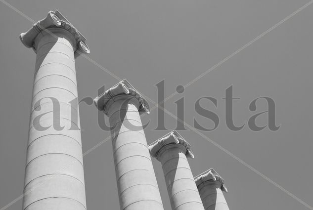 Columnas2 Arquitectura e interiorismo Blanco y Negro (Digital)