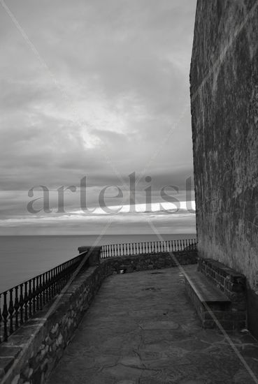 Gaztelugatxe Naturaleza Blanco y Negro (Digital)