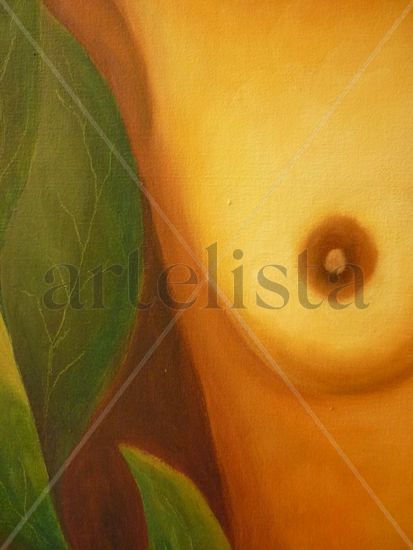 CERCANIA MUJER HOJA 2 Oil Canvas Figure Painting