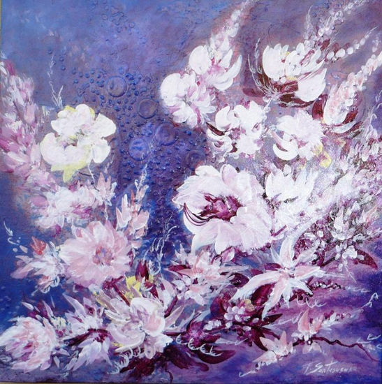 2063 Oil Canvas Floral Painting