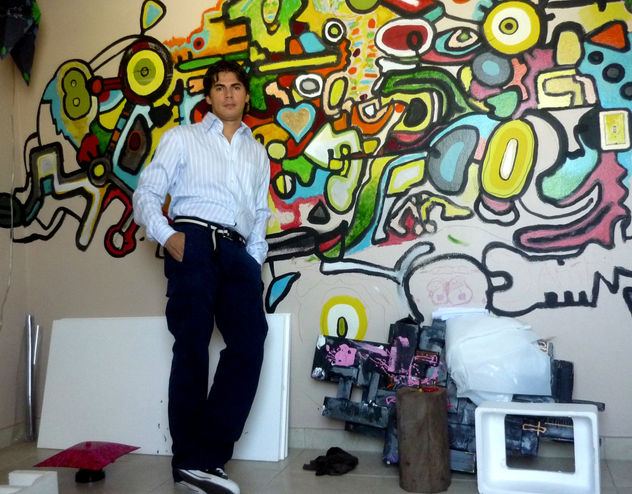 mural en mi estudio