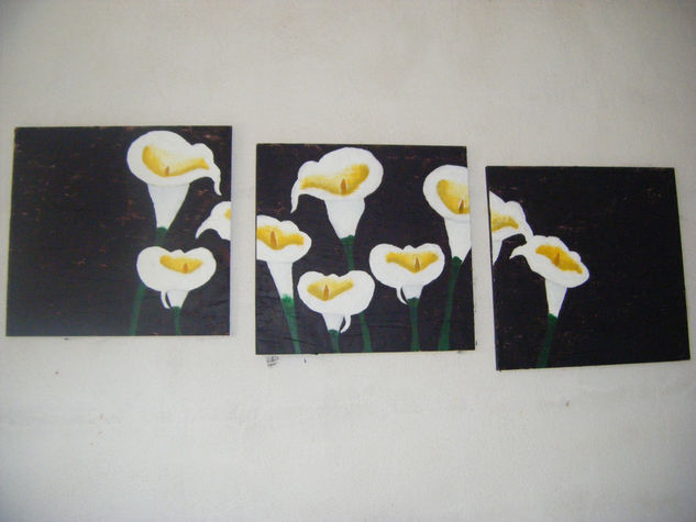 Calas Acrylic Others Floral Painting