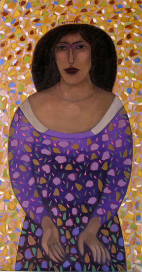 Mujer Violeta Oil Canvas Nude Paintings