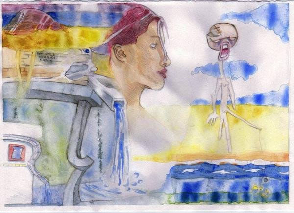 Neurosis Watercolour Card Others