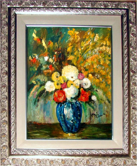 Delirio de sol Oil Others Floral Painting