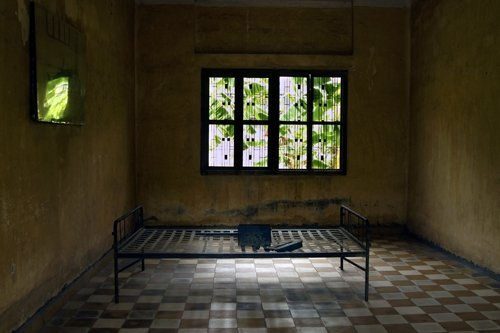 torture room TUOL SLENG former Khmer rouge prison.S-21 