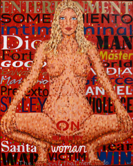 El mal que hacen los hombres Oil Canvas Nude Paintings