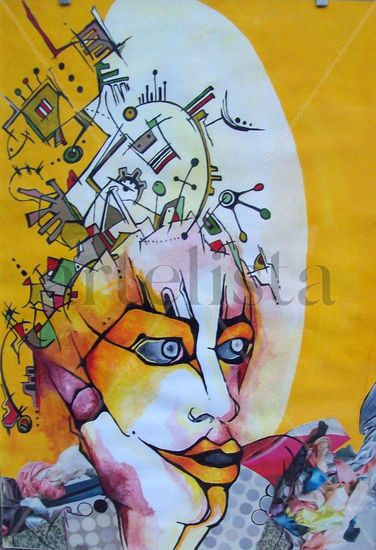 Rioplatense III (Serie) Mixed media Paper Portrait