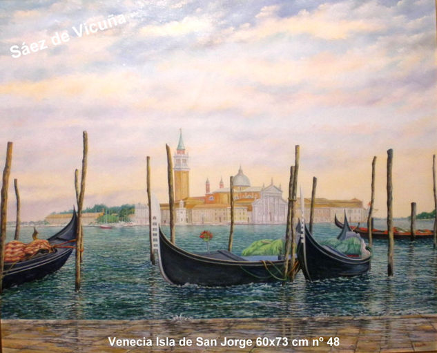 Venecia.60x73 cm nº 48 Óleo Lienzo Paisaje