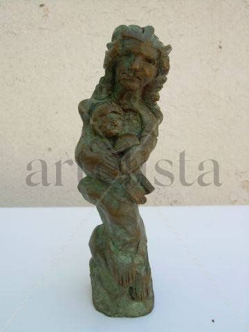 maternidad Bronce Figurativa