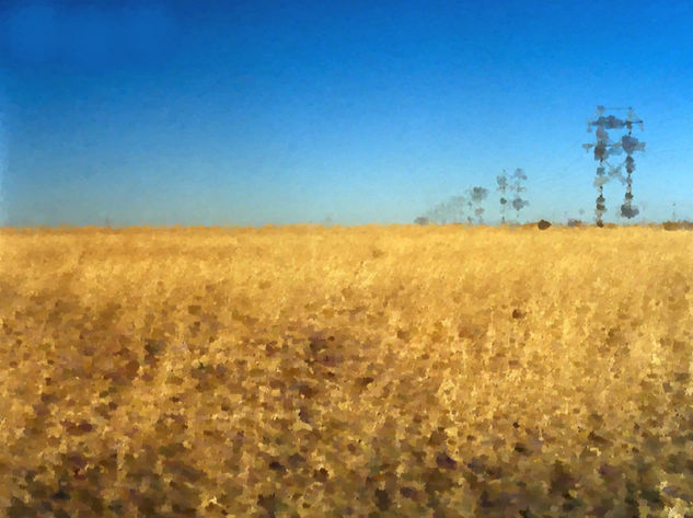 CULTIVOS INFINITOS Óleo Lienzo Paisaje