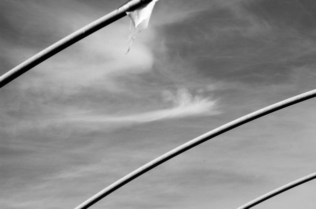 El esqueleto del cielo es acariaciado por la mano de Picasso
