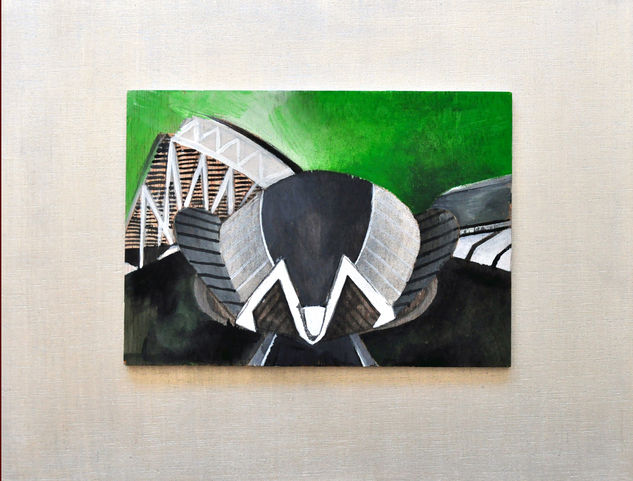 Ciudad de las artes y las ciencias 05 Oil Canvas Landscaping