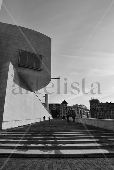 Escaleras Arquitectura e interiorismo Blanco y Negro (Digital)