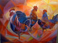 De la serie gallos y gallinas I