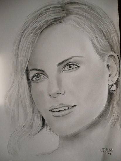 Charlize Theron Charcoal