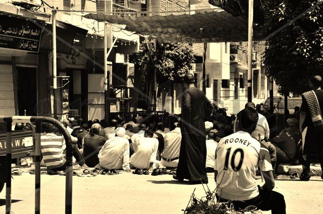 Friday's Prayers in Luxor Arquitectura e interiorismo Blanco y Negro (Digital)