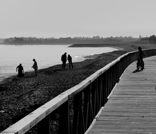 Cada uno a su aire Travel Black and White (Digital)