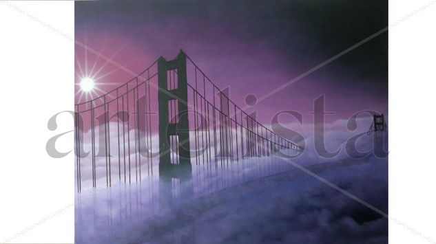 Golden Gate San Francisco Oil Canvas Landscaping