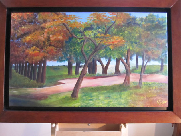 Bosque Oil Canvas Landscaping