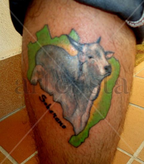 Toro Soberano,tattoo Moacir Lemos Tinta Piel Animales