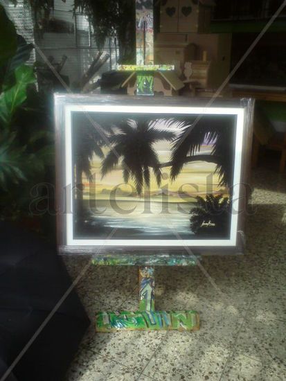 Playa Blanca, Costa Rica Oil Canvas Marine Painting