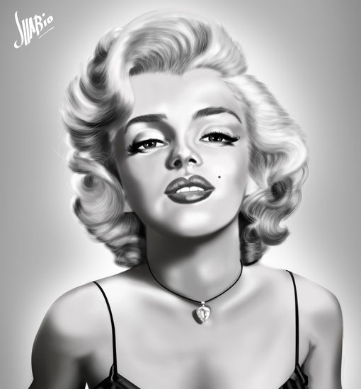 marilyn monroe caricatura 