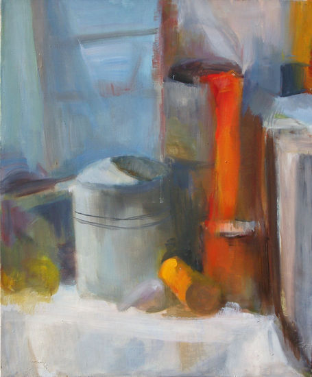 Bodegón con regadera Oil Canvas Still Life Paintings