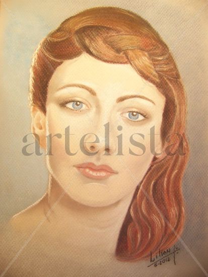 Hanna. Pastel Papel Retrato