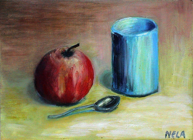 Manzana Oil Canvas Still Life Paintings