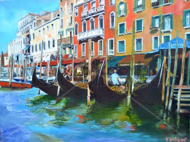 Gran Canal ( Venecia) Oil Canvas Landscaping