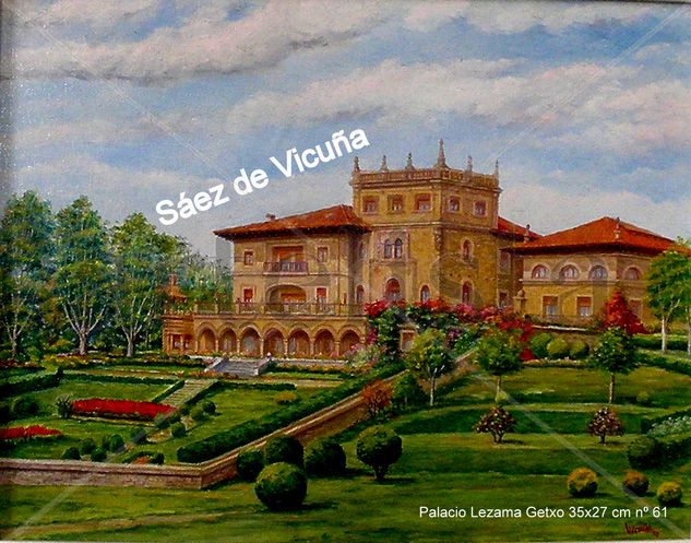 Palacio. 27x35 cm nº 61 Oil Canvas Landscaping