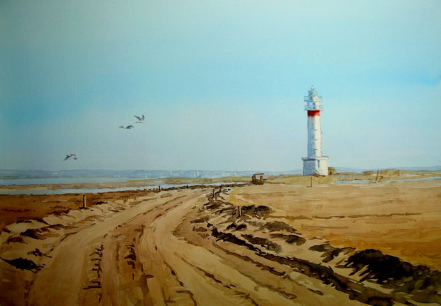 Faro Watercolour Paper Marine Painting