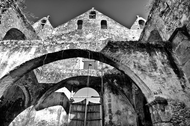 Iglesia de Ticun , Yucatán Architecture and Interiorism Black and White (Digital)