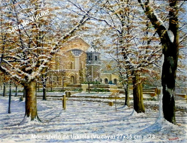 Urkiola 27x35 cm nº73 Óleo Lienzo Paisaje