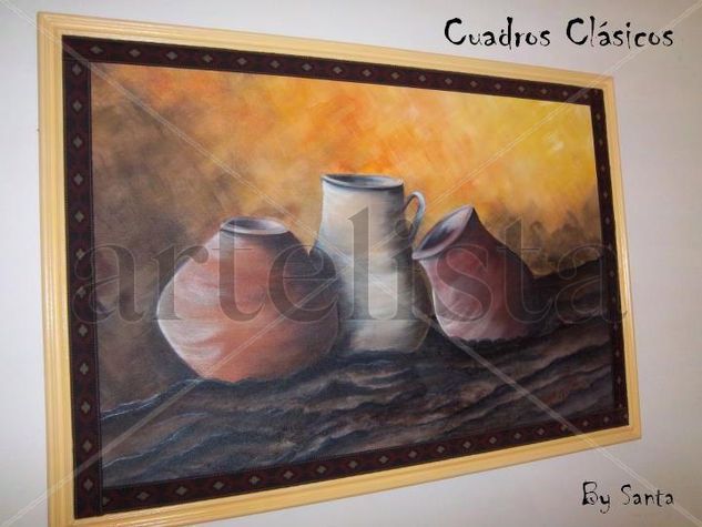 CACHARROS Oil Panel Still Life Paintings